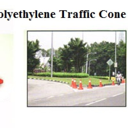 Polyethylene (pe) traffic cone